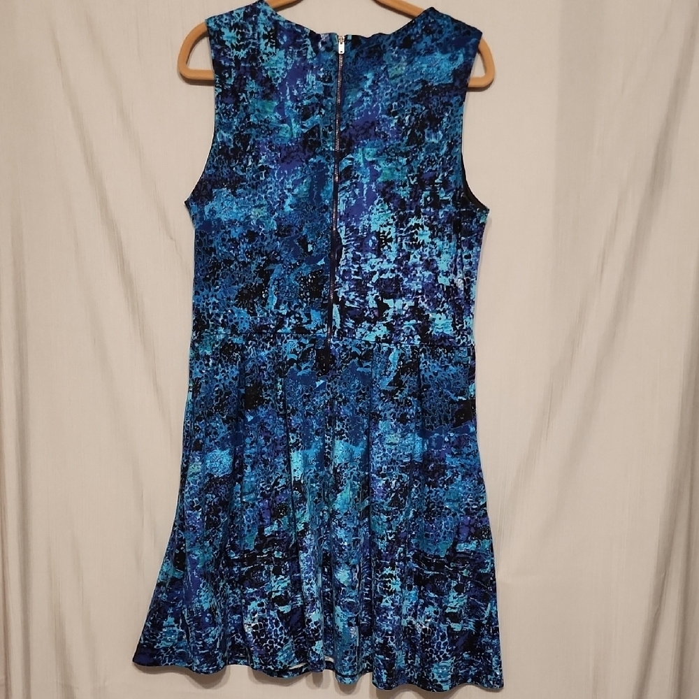 Mossimo Supply Co Blue Sleeveless A-line Mini Dress - Picture 5 of 7